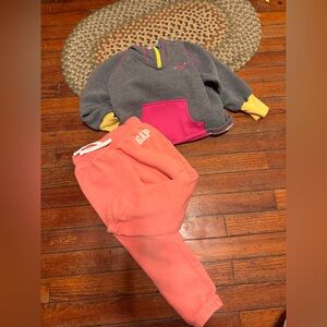 Sweatshirt outfit vintage Gymboree sweatshirt and sweatpants toddler 4T